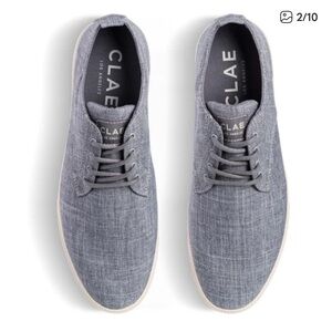 CLAE Ellington Textile Pavement Chambray Shoes Size 11.5